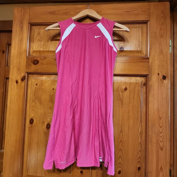 Nike Pink Athletic Dress, Size Large - Picture 1 of 8